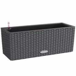 LECHUZA Planter Decorative Flower Pot Flower Planter Indoor Home Planter Pot - Granite, H19 L50 W19