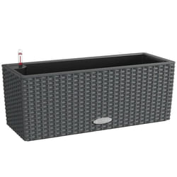LECHUZA Planter Decorative Flower Pot Flower Planter Indoor Home Planter Pot - Granite, H19 L50 W19