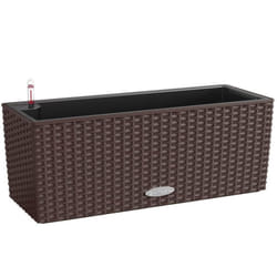 LECHUZA Planter Decorative Flower Pot Flower Planter Indoor Home Planter Pot - Mocha, H19 L50 W19