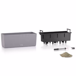 LECHUZA BALCONERA Indoor/outdoor Pot planter Freestanding Polypropylene (PP) Grey