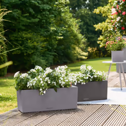 LECHUZA BALCONERA Indoor/outdoor Pot planter Freestanding Polypropylene (PP) Graphite - Additional view 6