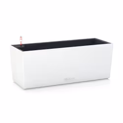 LECHUZA BALCONERA 50, Pot planter, Hanging, Polypropylene (PP), White, Indoor/outdoor, Black