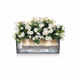 LECHUZA BALCONERA 50 Indoor/outdoor Pot planter Hanging Polypropylene (PP) White