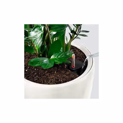 LECHUZA Planter Classico ALL-IN-ONE Indoor Outdoor Flower Pot Raised Bed 16085 - Charcoal Metallic, D21 H20 cm - Additional view 4