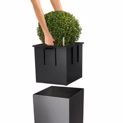 LECHUZA CUBE 50 Indoor Pot planter Freestanding Polypropylene (PP) White - Additional view 6