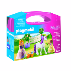 Playmobil Princess Unicorn Carry Case, Toy figure, 4 yr(s), Plastic, 42 pc(s), 398.33 g