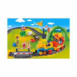 Playmobil 1.2.3 70179, Railway & train, 1.5 yr(s), Multicolour, Plastic