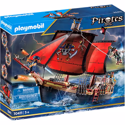 Playmobil Skull Pirate Ship, 5 yr(s), Multicolour, Plastic