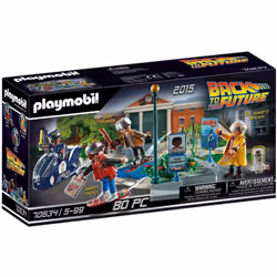 Playmobil Back to the Future Part II Hoverboard Chase, Police, 5 yr(s), Multicolour, Plastic