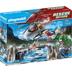 Playmobil Canyon Helicopter Rescue Figures and Vehicles New Toy 79pc 70663