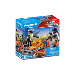 Playmobil Multicolour Customs Check Playset