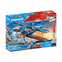 Playmobil Stuntshow Air Stunt Show Phoenix Biplane, Action/Adventure, 5 yr(s), Multicolour, Plastic