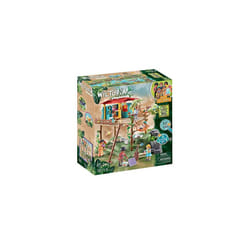 Playmobil Wiltopia 71013 Family Tree House with Animal Toys, Sustainable Toy for Children Ages 4+