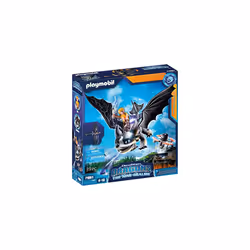 DreamWorks Dragons 71081 Dragons: The Nine Realms - Thunder and Tom, Dragon Figure with Shooting Function and Light Effects, ...