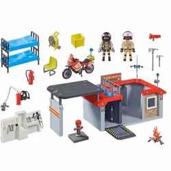 Playmobil City Action Take Along Fire Station