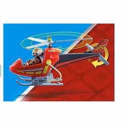 Playmobil City Action Fire Rescue Helicopter