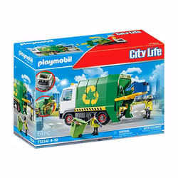 Playmobil City Life Recycling Truck, Car & city, City Life, 4 yr(s), Green, White