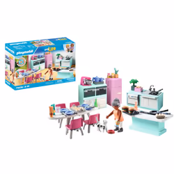 Playmobil My Life Kitchen with dining place, Kitchen, My Life, 4 yr(s), Multicolour, Plastic