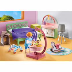 Playmobil My Life Sleeping room with baby play corner