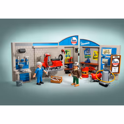 Playmobil Vespa 60s Garage
