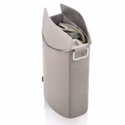 Blomus FRISCO laundry basket Rectangular Aluminium, Fiber Taupe