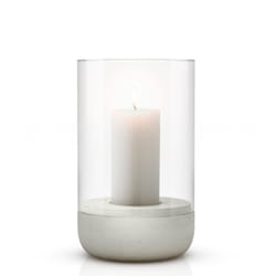 Blomus 65444 candle holder Concrete, Glass White