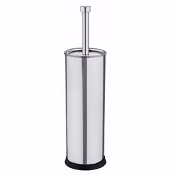 WENKO 15204100, Toilet brush & holder, Silver, Stainless steel, Stainless steel, 400 mm, 10 cm