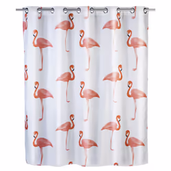 WENKO 22480100, Image, Grommet, Polyester, Pink, White, Hand wash, 30 °C