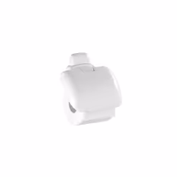 Wenko 17941100 Pure Plastic Toilet Paper Holder, 16 x 16 x 5 cm, White