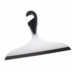 WENKO 18752100 Single blade shower squeegee Black, White
