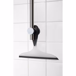 WENKO 18752100 Single blade shower squeegee Black, White