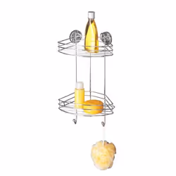 WENKO 20885100 shower basket/caddy Steel Wall-mounted
