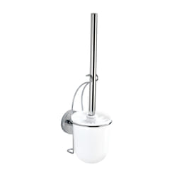 WENKO Vacuum-Loc wall toilet brush set Milazzo fixing without drilling