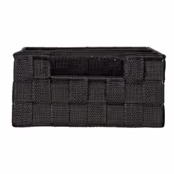 WENKO Adria Storage tray Rectangular Plastic, Polypropylene (PP) Black