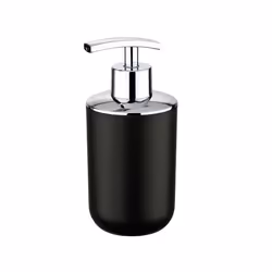WENKO Soap dispenser Brasil Black, 73 mm, 90 mm, 165 mm, 147 g