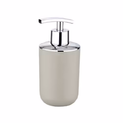 WENKO Soap dispenser Brasil Taupe, 73 mm, 90 mm, 165 mm, 147 g