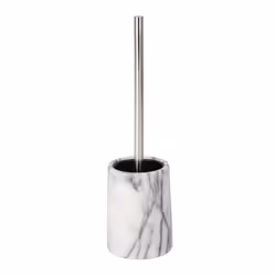Wenko "Onyx Marble Toilet Brush and Holder, White