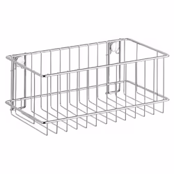 shower and bath rack Classic 14 x 24 cm stainless steel silver
