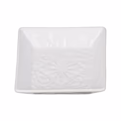 soap holder Cordoba 10.5 x 2.5 cm ceramic white
