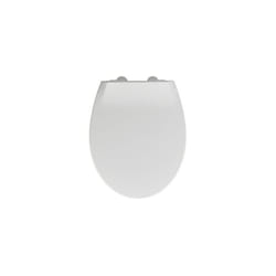 Syros Family toilet seat with integrated child seat and soft close, toilet seat for families, with fix clip attachment, made of thermoplastic,