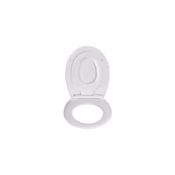 Syros Family toilet seat with integrated child seat and soft close, toilet seat for families, with fix clip attachment, made of thermoplastic,