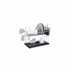 WENKO Escurreplatos Premium Duo, Silver, 50 x 36 x 24 cm - Additional view 7