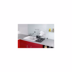 WENKO Escurreplatos Premium Duo, Silver, 50 x 36 x 24 cm - Additional view 8