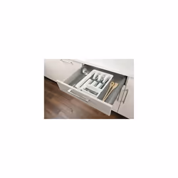 Wenko Drawer Insert/Cutlery Tray, White, 26,5 x 36,5 x 5 cm