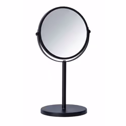WENKO 24101100, Freestanding, Round, Table, Black, Metal, Black