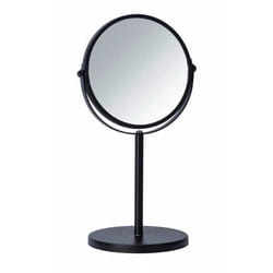 WENKO 24101100 makeup mirror Freestanding Round Black
