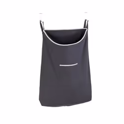 WENKO Canguro, 65 L, Cotton, Stainless steel, Grey, Silver, Hanging hook, 520 mm, 100 mm