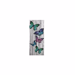Maximex Bamboo Curtain, Beautiful Butterfly Curtain, 65 Strands of Sustainable Bamboo, Includes Insect Screen, Folds Space, 9 ...