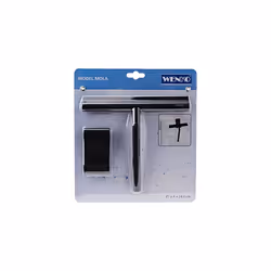 Bathroom Silicone Mola Shower Squeegee Leather Black 21 x 245 x 4 cm - Additional view 5