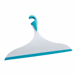 22162100 Bathroom squeegee Loano XXL Light blue/White - for bathroom and shower, Plastic, 34 x 21 cm, Light blue
